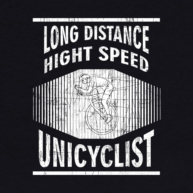 High Speed Hungry Crazy Unicycle Long Distance Biker by FancyTeeDesigns